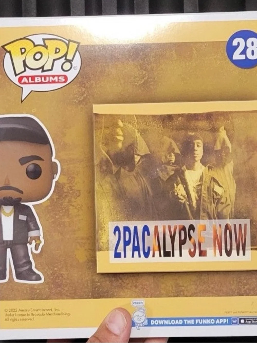 Funko Pop! Albums Yellow & Black 2Pacalypse Now Box Art
